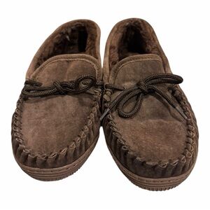 Lamo‎ Men's Chocolate Suede Loafers